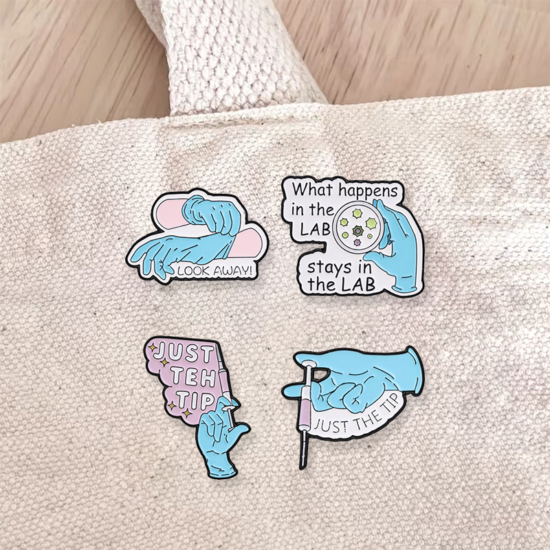 Medical Lab Humor - Pin Enamel Kutipan Humor Ilmu Kedokteran