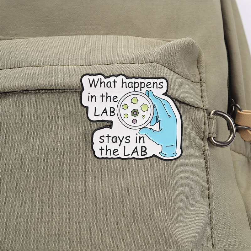 Pin Enamel Lucu Bertema Lab, I - Medical Lab Humor ulasan dan harga