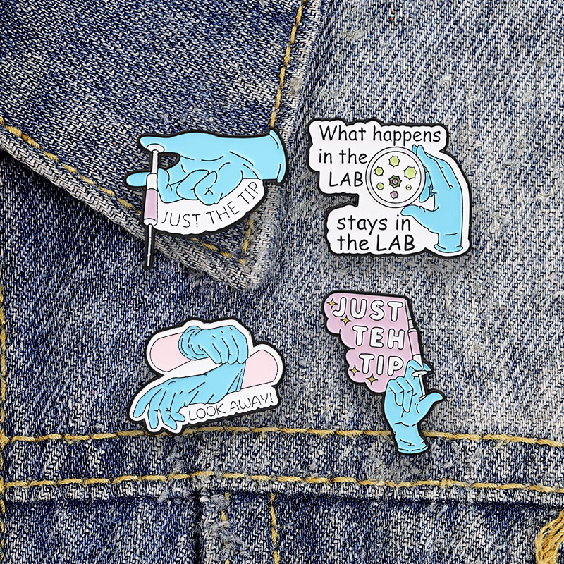 Pin Enamel Kutipan Humor Ilmu  - Medical Lab Humor ulasan dan harga