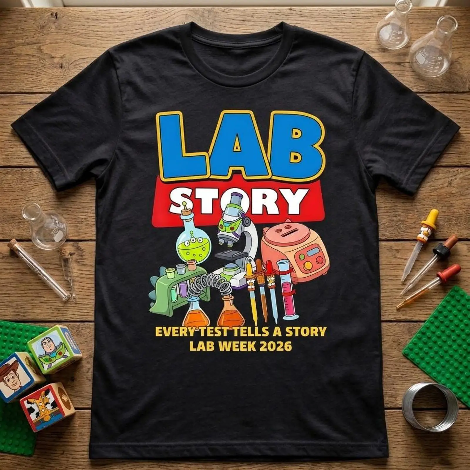 Kaos Lab Week 2026 Teknisi Med - Medical Lab Humor ulasan dan harga